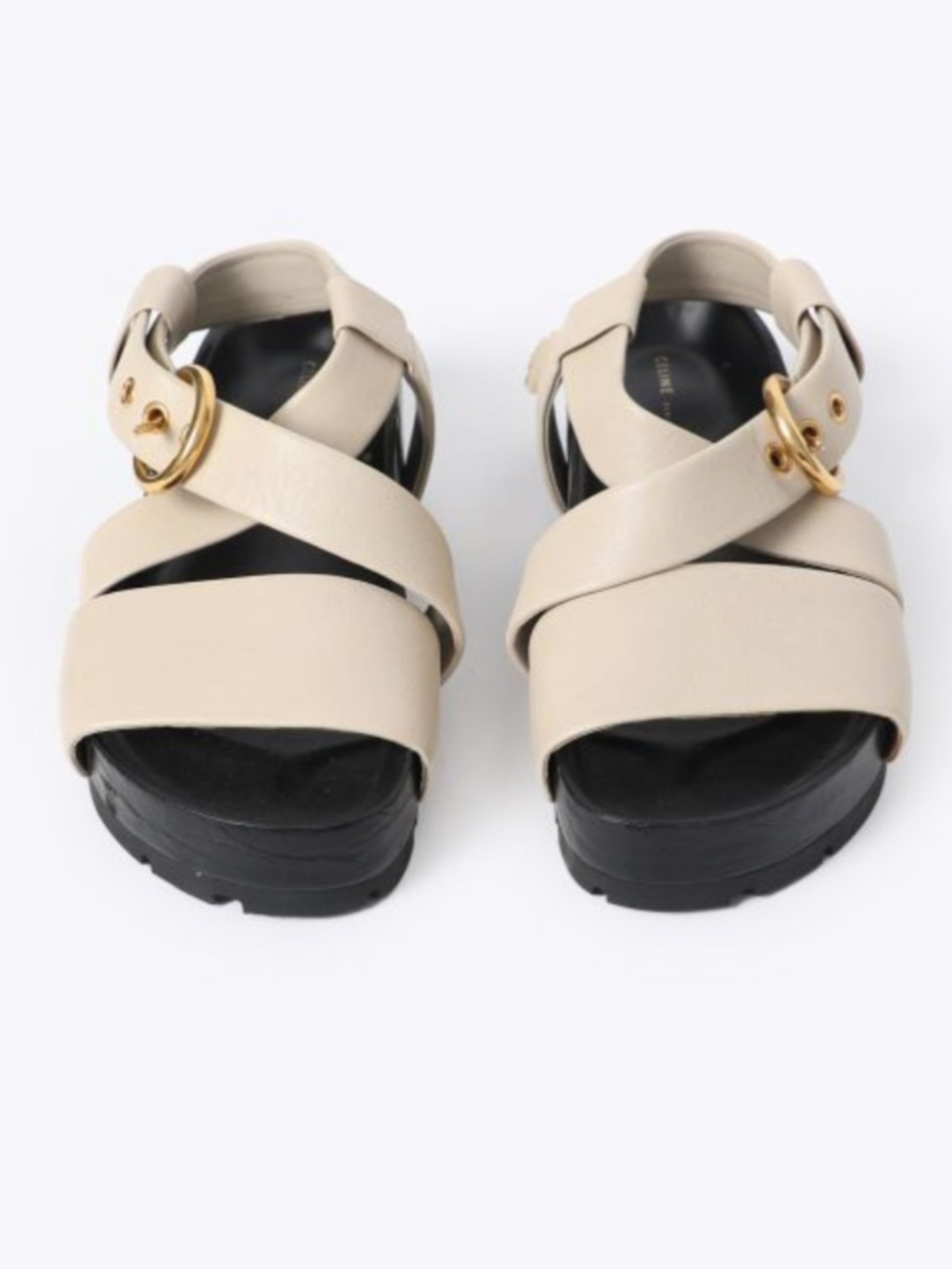 2018 Celine Boxy Nappa Lambskin Sandals - 10 🌟